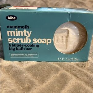 Bliss Minty Scrub Soap - Cool Blue Packaging